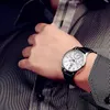 ヤゾールファッションクラシッククォーツ運動男性腕時計エレガントなビジネススタイルの大きなダイヤルライフ防水腕時計314