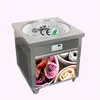 Gratis frakt till dörr 70 cm Big Ice Pan Commercial Kitchen Appliances ETL CE 70 cm Dia Pan Ice Cream Roll Machine