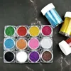 20g Glitter Powder for Lip Gloss DIY Lipgloss Base Gel Tools Versagel Shimmer Face Glitter Makeup Use 12 Colors8642907