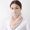 Cycling Neck Masks Outdoor Designer Respirator Fashion Printed Chiffon Sunscreen Face Mouth Cover Sunshade Neck Scarf For Driving ZCGY197