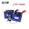 BLS 2PCS 3.2V120ah 6V Lithium Rechargeable Prismatic Cell 120Ah Deep Cycle LFP Iron Phospha Lifepo4 Ion
