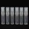 1000pcs 2ml 3ml 5ml Mini vaporisateur en plastique parfum rince-bouche atomiseur clair rechargeable Toner pompe vaporisateur vide bouteille d'huile Tube voyage