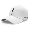 Ball Caps Couple Cross Baseball Cap Men Femmes Embroderie Coton Lettre de foi Snapback papa Unisexe Hip Hop décontracté Bone4203137