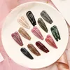 Candy Color Clips Base pour Bricolage Poiserie en métal Barrettes Pinches Bébé Enfants Femmes Fille Fille Accessoire