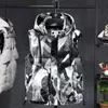 Hommes gilets hiver hommes grande taille 6xl 7xl Parka gilet gilet à capuche Camouflage sans manches vestes chaud Stra22