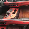 Para Audi Q7 2005-2019 Interior Painel de controle central maçaneta porta 3d/5d adesivos de fibra de carbono Decalques de estilo de estilo de carro