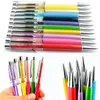 22 Renk Kristal Beyin Kalem Elmas Kırtasiye Ballpen Ofis Okulu Promosyon Hediye Yüzük Yüzlü Boncuklar Nacklace Özel Logo