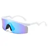 Sunglasses 2021 Brand Sports Men High Quality Crooked Temple One Piece Pplastic Material Lenses 9140 UV400 Eyewear6674131