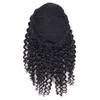 Curly Ponytail Extensão da Mulher Negra Brown Cor Drawstring rabo de cavalo encaracolado para cabelo afro Africano mulheres humanas Kinky Rabo de extensão