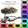 LED TV Backlight Strip 1M 2M 3M 4M 5M Tape Light SMD5050 30leds / M Wodoodporna Powered Bluetooth Music Muzyka USB Powered TV