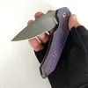 Versione di personalizzazione limitata Bentley Flipper 100% Coltelli M390 Coltello pieghevole Gentleman Anodizzazione Viola Manico in titanio Strumenti di caccia tattici per esterni Tasca EDC