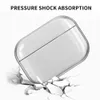 Transparante draadloze oortelefoonlaadafdekkingszak voor Apple AirPods 1 2 Pro Cases Hard PC Bluetooth Box Headset Clear Protective1726038