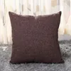 Housse de taie d'oreiller solide Housse de taie d'oreiller en spandex Housse de coussin de canapé simplicité Housses d'oreiller Décoration d'intérieur Taille environ 45 * 45 cm 13 modèles BT610