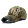 Men Camouflage Hunting Army Baseball Caps Python Pattern Tactical Fishing Cap Adjustable Snapback Hats For Women