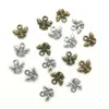 Lot 300pcs Little Bees Alloy Charms Pendants Retro Smycken Göra DIY Keychain Forntida silverhänge för armband Örhängen 11x10mm