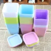 Mini Square Flower Pots Plastic Chassis Flowerpot Garden Decoration Succulent Plant Bonsai Home Office Desktop Flowerpots Macetas