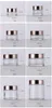 New Clear Glass Jar Cream Bottles Round Cosmetic Jars Hand Face Cream Bottle with ROSE GOLD CAP 5g 100g HHC20469853872