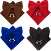 12x10.5CM grande Sólidos Toalla Pocket Color Set Pajarita hombres salones pana británica Conjuntos Gemelos de gran tamaño de Bowtie de tres piezas