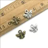 Lot 300pcs Little Bees Alloy Charms Pendants Retro Jewelry Making DIY Keychain Ancient Silver Pendant For Bracelet Earrings 11x10mm