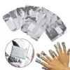 Paznokci Remover 100 sztuk Zestaw folii aluminiowej Soak Off Acrylic Gel Polski Nail Art Usuwanie Cleaner Okładki Do Remover Nail
