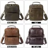 MVA Messenger Bag Herren Echte Leder -Crossbody -Taschen für Männer Vintage Herren Bags Leder Man Handetop Schulterhandtaschen 89514623165701145