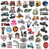 50Pcs Cool Motor Motorbike Riding Speed Stickers Pack Non-random Car Bike Luggage Sticker Laptop Skateboard Motor Water Bottle Decal