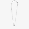 Nieuwe Collectie 100% 925 Sterling Zilver Pave Daisy Bloem Collier Ketting Mode-sieraden Maken Voor Vrouwen Gifts204o