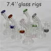 factory price 14mm Female Hookahs Mini Bong Water Pipes Pyrex Dab Rigs Glass Bongs Thick Recycler Oil Rig for Smoking