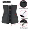 XXS6XL Corset Body Shaper Latex Taille Trainer Cincher Zipper Underbust gewicht afslanke Shapewear Handlijmriem vrouwen plus1300466