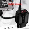 US/EU/UK PLUG chargeur rapide 3.0 chargeur USB adaptateur mural pour Samsung Huawei 5V 3A affichage numérique charge rapide chargeur de téléphone mural