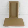 S L XL Size Kraft Paper Drawer Cardboard Box For Phone Case Cover Jewelry Packaging Box Red/White/Black/Kraft Paper Slid Style Box