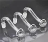 Cheapest Pyrex Glass Oil Burner pipe 10mm 14mm 18mm male Female pyrex oil burner pipe Clear Glass pipes adapter banger Nail for water bong