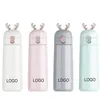 Christmas Bottles Gift Portable 9oz 12oz Flask Xmas Promotional Business Stainless Steel Water Bottle