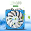 JonsBO HP-400 CPU Fan refrigerador Ultra-fino CPU Refrigerador 4 Tubos de Calor Radiador para HTPC Case All-in-One