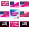 Trump-Flaggen, Wahl-Frauen für Trump, 90 x 150 cm, 100D-Polyester, 150 x 90 cm, Banner für Präsidentschaftswahlen, DHL-Versand BWF1664