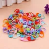 500PCS Låsande Stitch Marker Lock Pins Plast Ringmarkörer för stickning