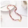 Vrouwen Mode Armband Kettingen 2020 Nieuwe Strawberry Crystal Kralen Zoete Elegante Hanger Chokers Kettingen Verklaring Sieraden Accessoires