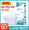 DHL gratis levering! KN95 Masker 3D Vis Mondbescherming Wit Ademende Dunne Willow Blad Zwart Disposable Comfortabele masker voor mannen en vrouwen