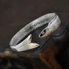 Wholesale New Fish Bracelets & Bangle Silver Bracelets Open Cuff Fashion Design Bracelet Party Jewelry Gift Free Shipping