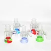 Hockahs Glass Bong Color Waters Bongs Downstem Perc Bubbler Ash Catcher 14mm 조인트와 Dabber Heady Rig Recycler 워터 파이프