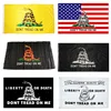 US Stock 90 * 150 Trump Flag 3 * 5 piedi 90X150cm Bandiere presidenziali non calpestare Me Snake Gadsden Flag