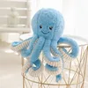 Giant Octopus Knuffels Realistische Knuffelige Zachte Knuffels Ocean Sea Party Gunsten Verjaardagscadeaus voor Kids Kinderen Home Decor 218A