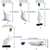 풍선 북극곰 벽 장식 동물 조각 곰 조각상 정원 화분 장식 홈 거실 배경 벽 교수형 T218N