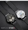 腕時計ailangラグジュアリーダブルトゥールビヨン男性腕時計ファッションビジネス発光腕時計オスクロック自動メカニカルリレーエス1