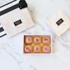 Diamantmönster Design Ost Chokladpapper Box Bröllopsfestkakor Box Presentförpackning Gratis frakt