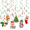 장식품 크리스마스 홈 파티 장식 DHL 무료 배송 매달려 새로운 크리스마스 나선형 장식품 크리스마스 트리 만화