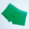 Mens boxers green Shorts Panties underpants boxer briefs cotton fashion 7 colors underwears Sent at random multiple choices wholesale Send fast Christmas gift box