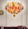 Nordique naturel agate pierre led lustre salon créatif moderne restaurant pendentif lumières simple chambre agate pendentif lampes