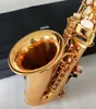 Professionelles Altsaxophon YAS-62 Gold Key Super Musikinstrument Hochwertiges elektrophoretisches Gold-Sax-Mundstück Geschenk