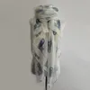 Nova moda grande gato padrão cachecol primavera foulard longos cachecóis para mulheres senhoras cinza animal impressão scarves6688940